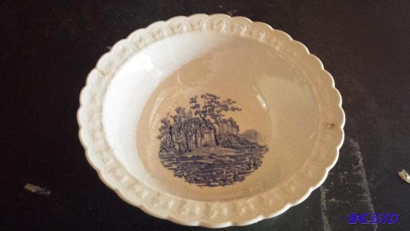 Vintage Old English Staffordshire Ware Old Bl...