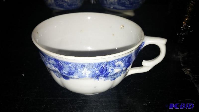 Vintage Old English Staffordshire Ware Old Bl...
