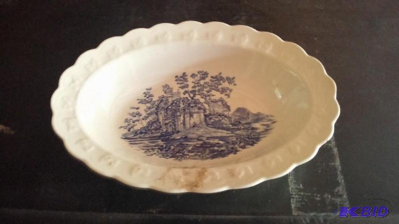 Vintage Old English Staffordshire Ware Old Bl...