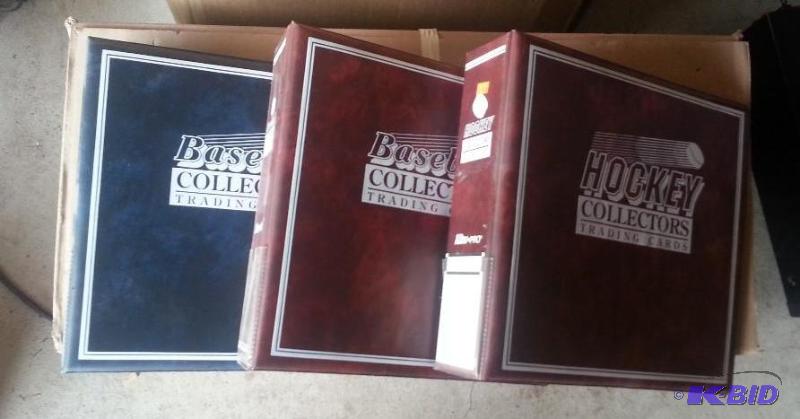 Lot of 3 Baseball Card Binders...