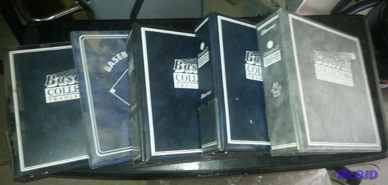 Lot of 5 Baseball Card Binders...
