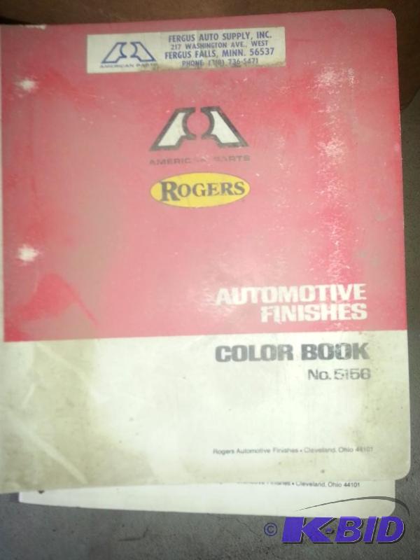 Rogers Automotive Paint Guide...