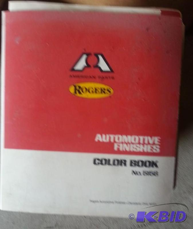 Rogers Automotive Paint Guide...