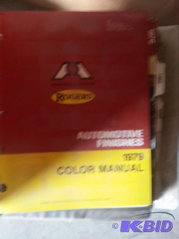 Rogers Automotive Paint Guide...