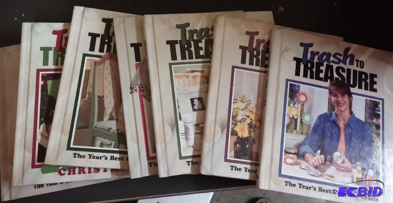 Lot of Trash to Treasures Hard Cover Books...