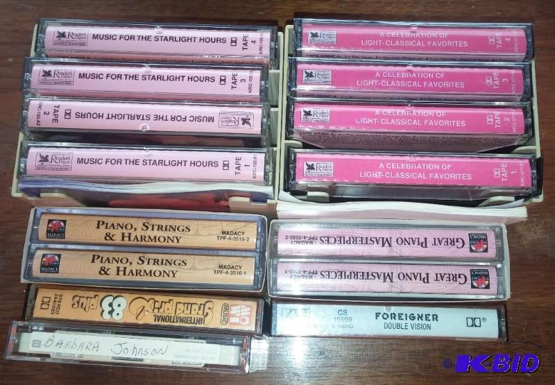 Piano Music Cassette Tapes...