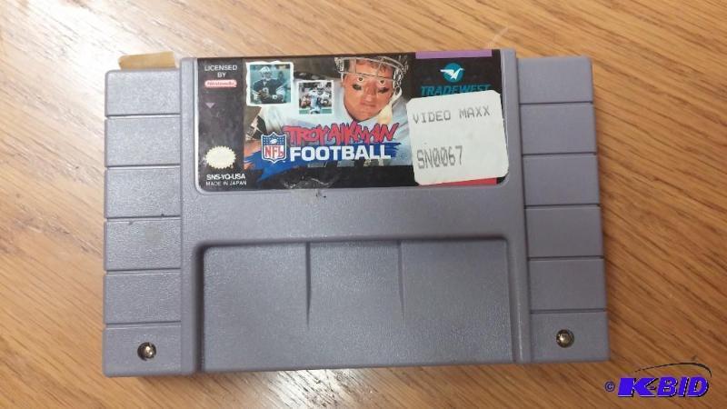Nintendo Troy Aikman Video Game...