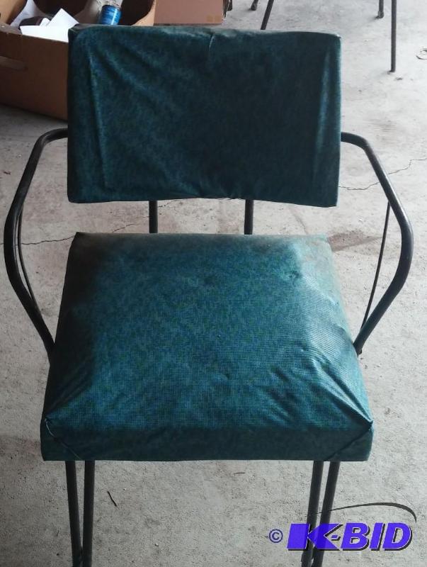 RETRO-Vintage chair-Aqua----VERY STURDY...
