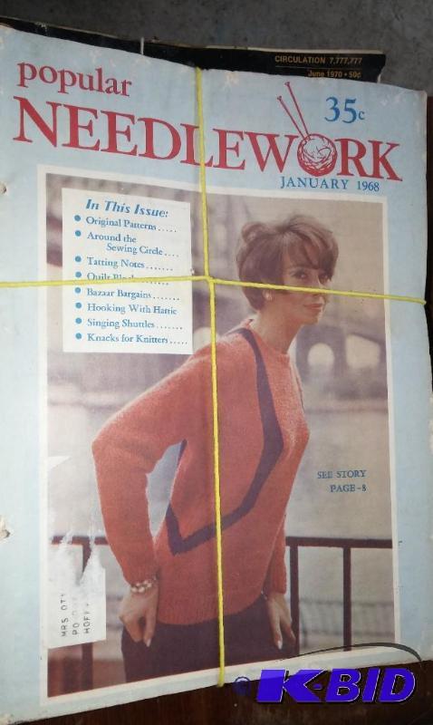 1968 Popular Needlework magazines...
