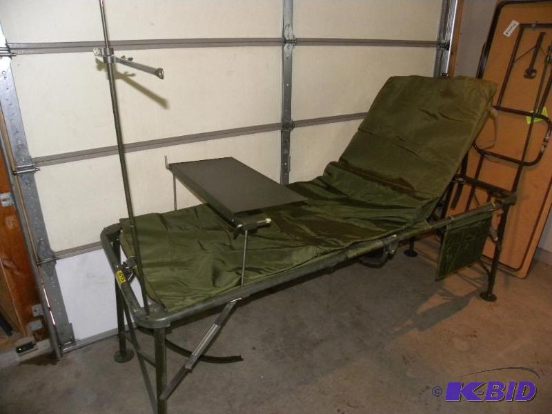 lot 13 image: U.S. Military Surplus Foldable Field Hospital...