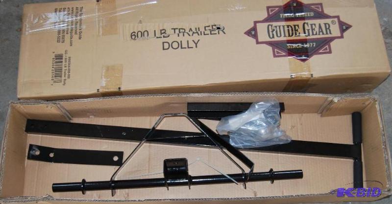 lot 15 image: 600 lb Trailer Dolly, missing tires, 2 ball...