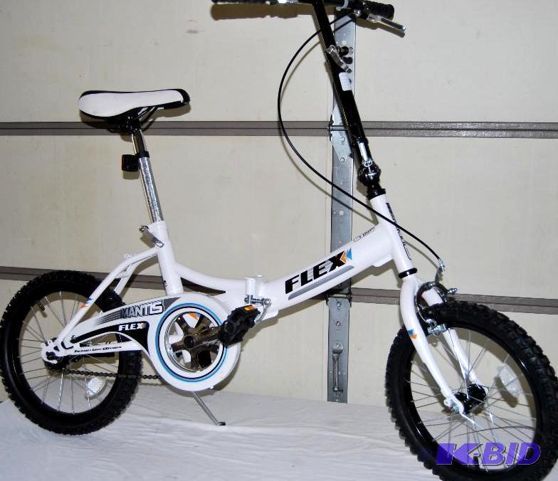 lot 3 image: Mantis Flex 16" Folding Bicycle, frame f...