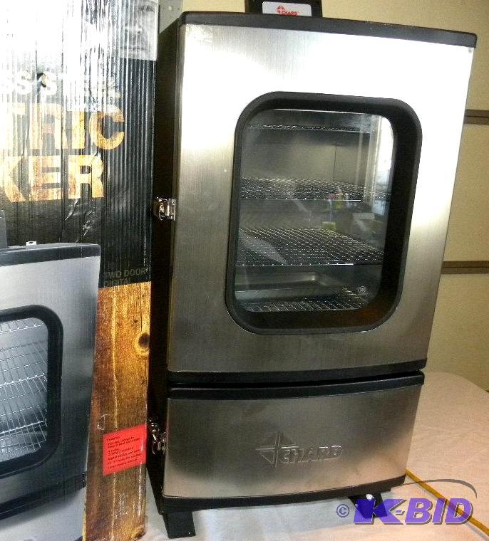 lot 30 image: Chard 30" Electric Stainless Steel Smoke...