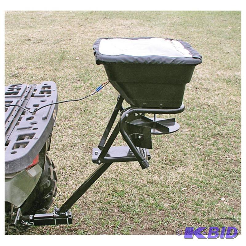 lot 57 image: 80lb UTV  ATV Receiver Mount Spreader Seeder...