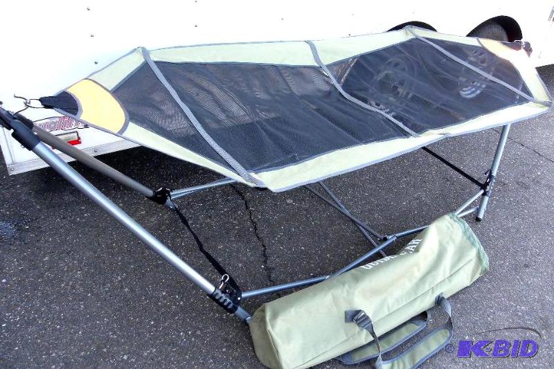 lot 76 image: Portable Folding Hammock, foldable, steel fra...