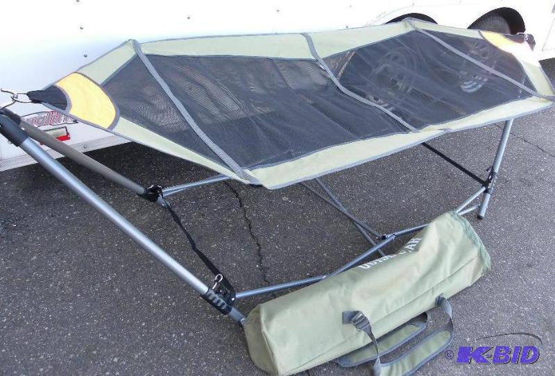 lot 80 image: Portable Folding Hammock, foldable, steel fra...