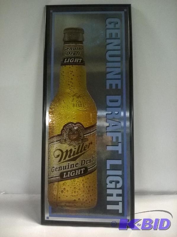 lot 10 image: Miller Light Beer Sign