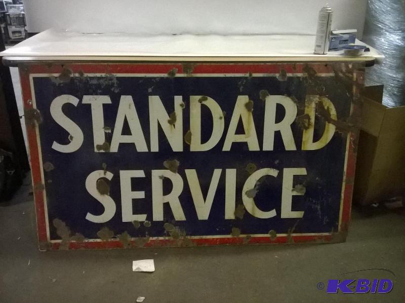 lot 5 image: Standard Service Metal Sign