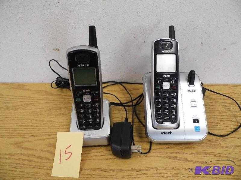 lot 15 image: V-Tech 5.8 Phone System