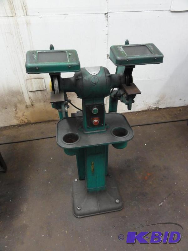 lot 4996 image: Delta Dual Pedestal Grinder Model M-2269 Trip...