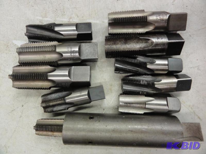 lot 5011 image: (10) Assorted Taps up to 1-1112NPT...