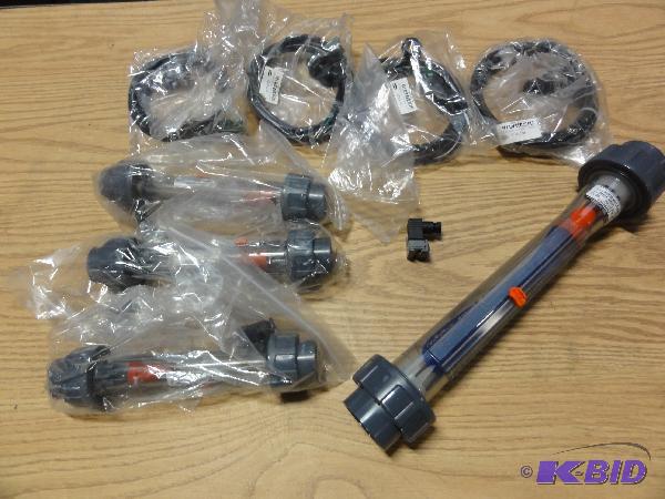 lot 5017 image: (4) Assorted Chemline Flow Meters, Model FSA0...
