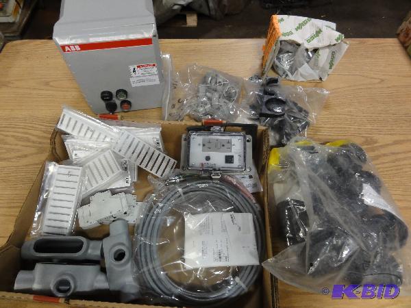 lot 5020 image: Lot of Assorted Electrical items to include ...