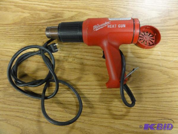 lot 5036 image: Milwaukee Dual Temperature Heat Gun, cat no. ...