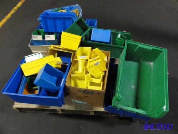 lot 5052 image: Approximate (60) Assorted Bins, 4" x 5&q...