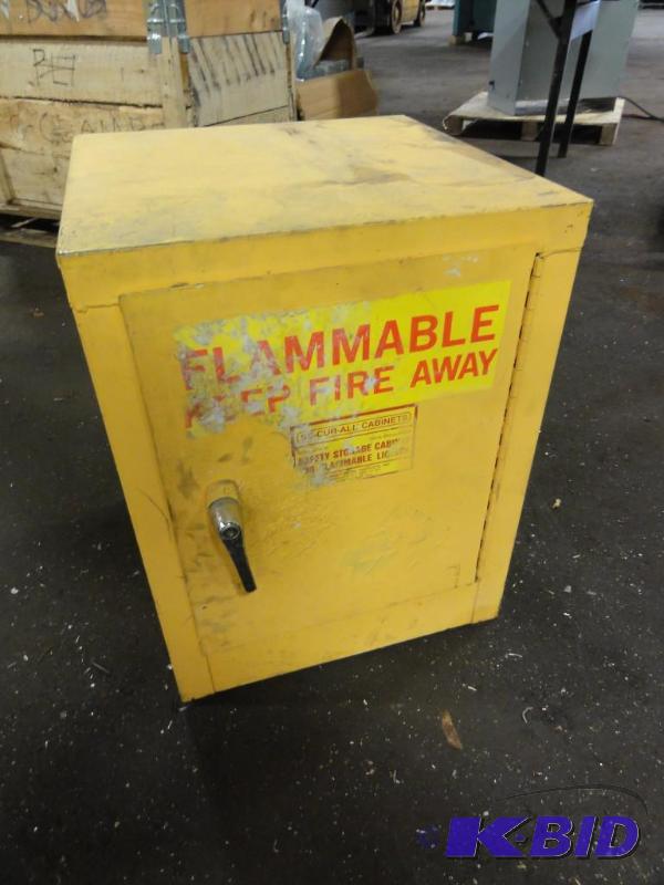lot 5053 image: Se-cur-all Flammable Safety Storage Cabinet A...