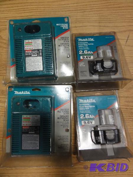 lot 5063 image: (2) New Makita Multi Voltage Chargers Model D...
