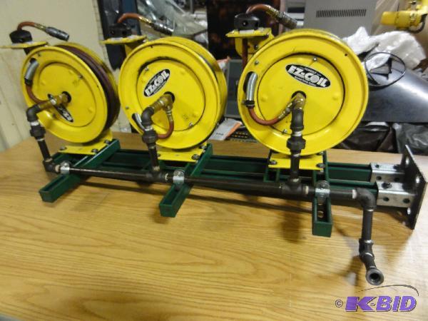lot 5064 image: (3) Coxreel EZ-Coil Model EZ-P-LP-325 Rewind ...