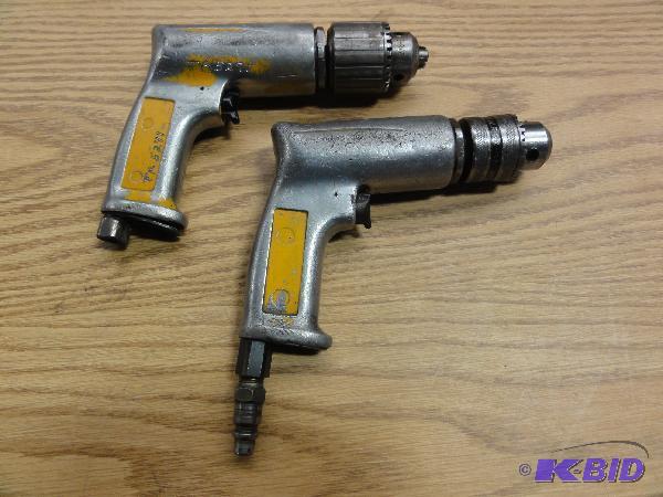 lot 5085 image: (2) Pneumatic Drills with Jacobs Chucks, 38&...