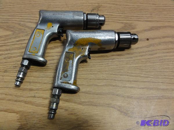 lot 5095 image: (2) Pneumatic 38" Drills...