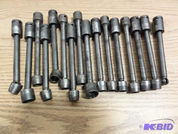 lot 5119 image: (16) Swivel Impact Socket Tools, 916" u...