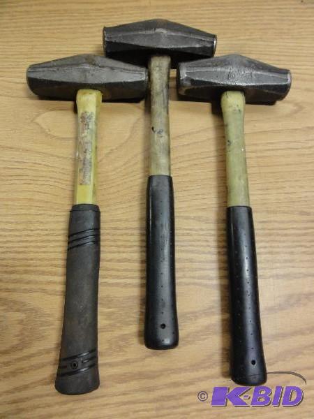 lot 5174 image: (3) 5-12" Head Hammers   ...