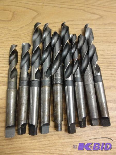 lot 5183 image: (9) Drill Bits, Morse Taper #3, MT3, 5164&qu...
