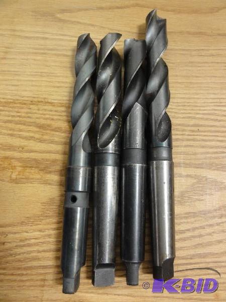 lot 5184 image: (4) Drill Bits, Morse Taper #4, MT4, 1764&qu...