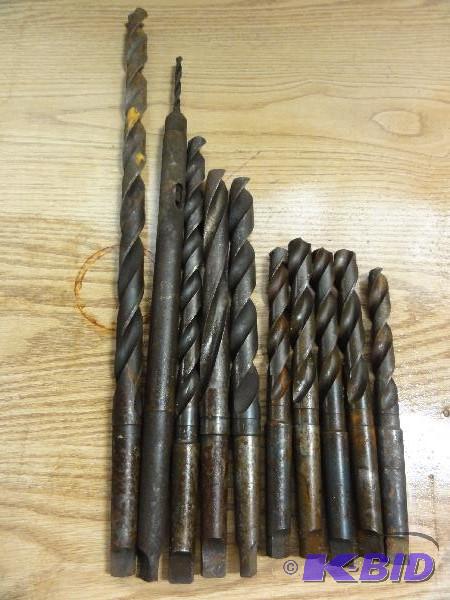 lot 5185 image: (10) Drill Bits, Morse Taper #3, MT3, 1316&q...