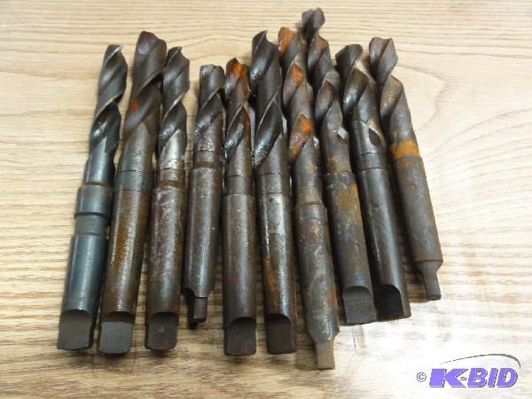 lot 5187 image: (10) Drill Bits, Morse Taper #3, MT3, 1316&q...