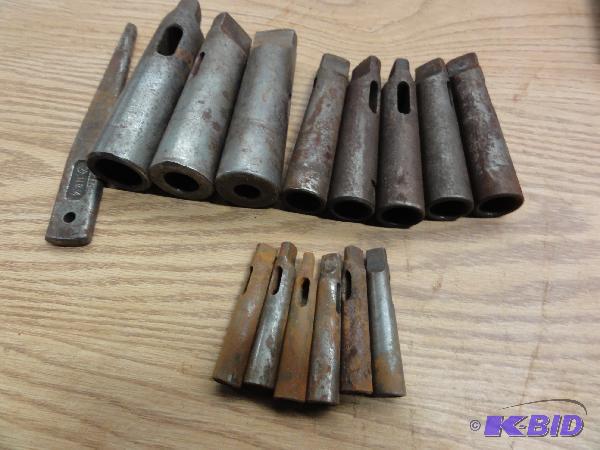 lot 5192 image: (14) Assorted Morse Taper Adapters to include...