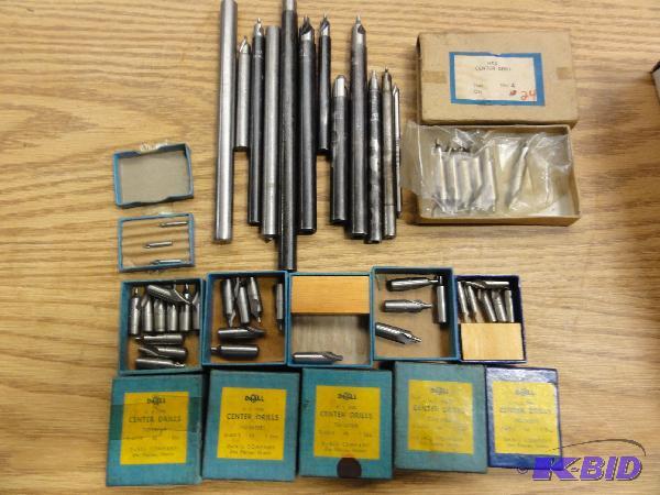 lot 5202 image: (48) Assorted Center Drills and shanks...