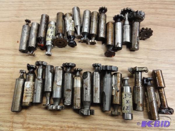 lot 5219 image: (30) Assorted Keyway Cutters and Cutters  &nb...