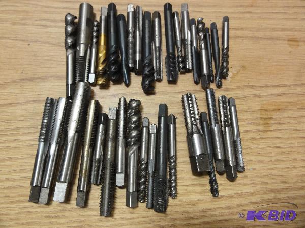 lot 5247 image: (35) Assorted Taps, M4x0.7 up to 12-20...