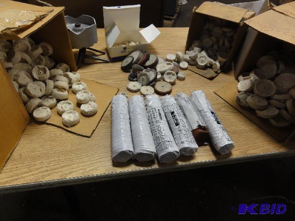 lot 5254 image: Over (200) Assorted Buffing Wheels and Compou...