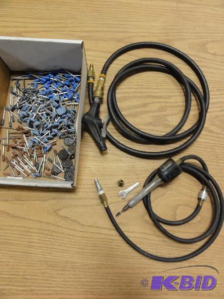 lot 5258 image: Turbine Tecgnology Pneumatic Die Grinder Mode...