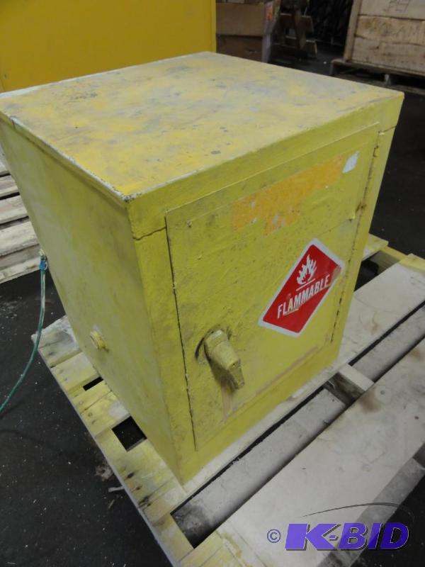 lot 5285 image: Flammable Safety Storage Cabinet Approximate ...