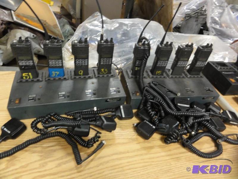lot 5290 image: Lot of Midland LMR 2-Way Radios, Rapid Charge...