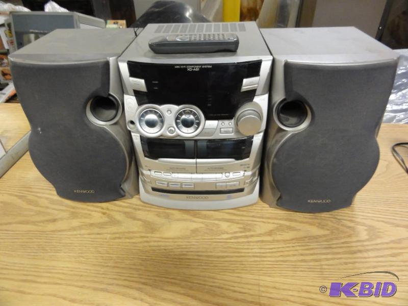 lot 5294 image: Kenwood Shelf Stereo System...