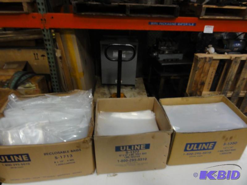 lot 5299 image: Over (2000) Assorted Plastic Bags 10" x ...
